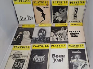 Lot of 12 Playbills Hello, Dolly, I do I Do, Succeed In Business, Doubles etc - Picture 1 of 7