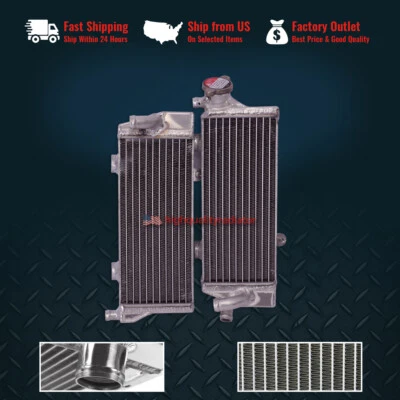 All Aluminum Radiator For 2008-2016 KTM 200 250 300 XC-W（L+R） - Изображение 1 из 4