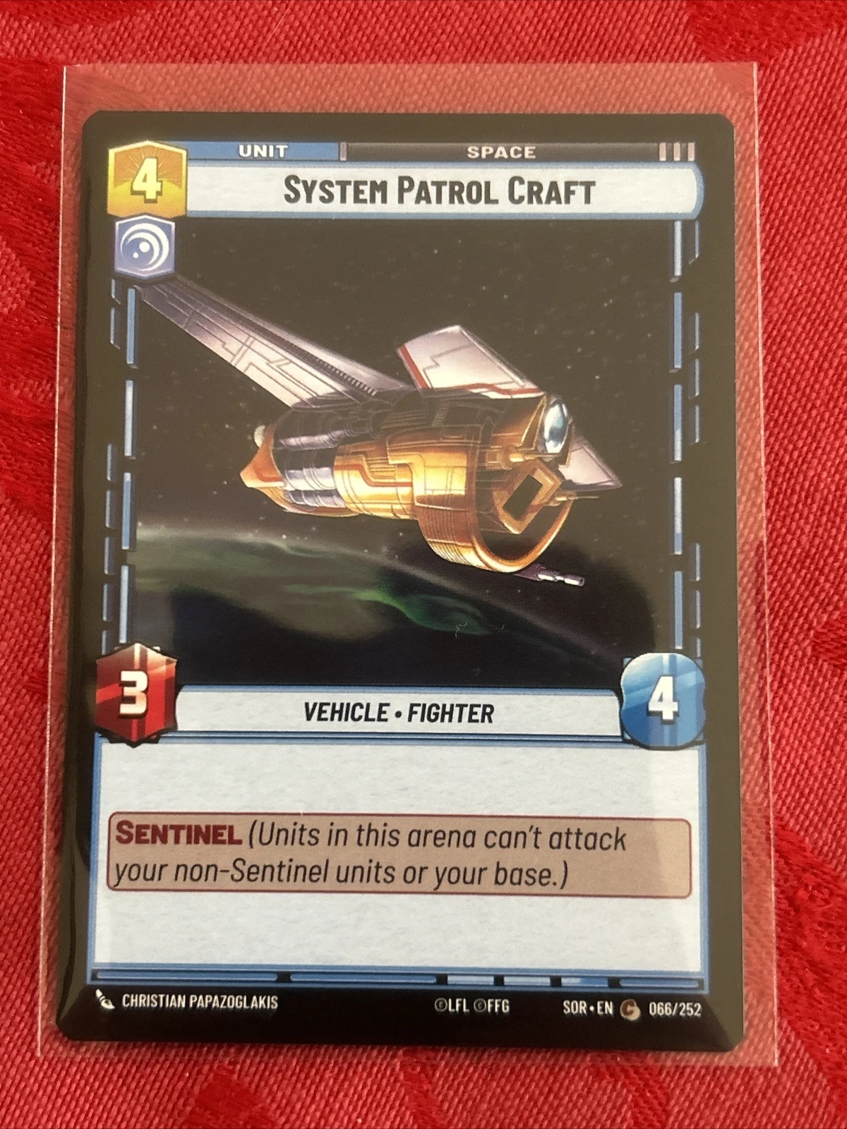 Star Wars Unlimited 066/252 - System Patrol Craft - Spark of Rebellion (NM)