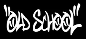 "OLD SCHOOL"- DECAL for RACE BOX, TOOLBOX, WINDOWS- in White or Black  - Picture 1 of 1