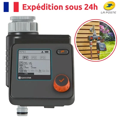 Programmateur d'Arrosage Select – Pression Max 12 Bar – Résistant à l'Eau - LCD - Photo 1/4