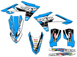 Kit de gráficos Senge 2023-2024 SX 13 FLY Sky Blue compatible con KTM - Imagen 1 de 10