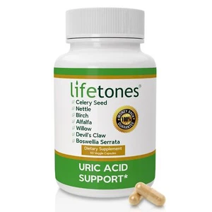 Lifetones Uric Acid Support - Herbal Joint Cleanse for Men and Women - Natura... - Picture 1 of 8