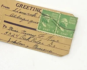 RARE! 1 CENT GEORGE WASHINGTON U.S. POSTAGE STAMPS 1789-1797 - TWO - Picture 1 of 3