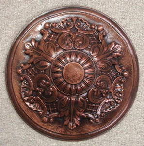 Round Ornate Medallion Wall Ceiling Home Decor Fancy Victorian Vintage - Picture 1 of 4