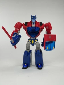 Transformers Animated Optimus Prime Cybertron Mode Deluxe Class Figure - Picture 1 of 8