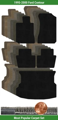 Juego de alfombrillas Lloyd Custom Ultimat para Ford Contour 1995-2000 (5 piezas) #LRX Foto 1 de 4