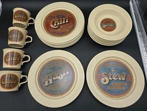 Vintage Aunt Jenny's Ironstone Dinner Plates Bowls Mugs Anchor Hocking Mint Lot - Picture 1 of 4