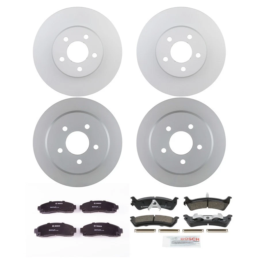Bosch QuietCast Ceramic Brake Pad and Rotor Kit For 01-02 Ford Explorer Sport Foto 1 de 4