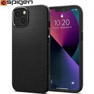 Handyhüle für iPhone 13 Mini Spigen Case Cover Futeral Tasche Etui Hülle Schwarz - Bild 1 von 11