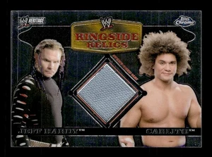2007 Topps Chrome Heritage II WWE #NNO Jeff Hardy / Carlito Ring Side Relics - Picture 1 of 2