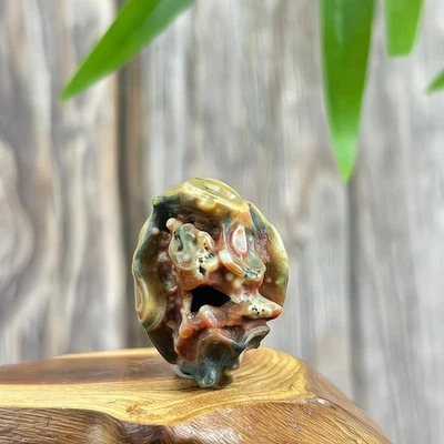 NEUFUND China Innere Mongolei Gobi grobes Achat Präparat - Bild 1 von 2