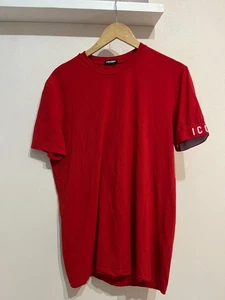 Dsquared2 Icon Underwear Short Sleeve Stretch T-Shirt Top - Red - sz XL - Picture 1 of 8