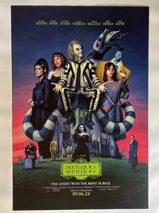 BEETLEJUICE BEETLEJUICE ORIGINAL MOVIE POSTER 27" x 40" DOUBLE SIDED DS 2024 - Picture 1 of 1