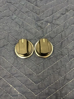 Viking OEM Oven Mode Knob Black w/ Chrome Bezel PB010148 PB010153 2 Pack - Image 1 of 4