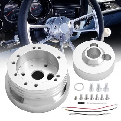 5 & 6 Hole Billet Steering Wheel Hub Adapter with 1969-1994 Chevrolet GM Flam... - Image 1 of 4