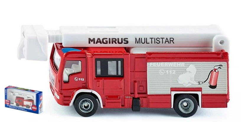 CAMION POMPIERI C/CESTELLO TELESCOPICO 1:87 - Immagine 1 di 1