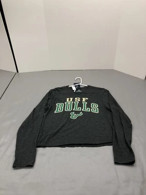 USF Bulls Shirt Long Sleeve Womens Small Gray NCAA College Football Fanatics Top - Image 1 of 4