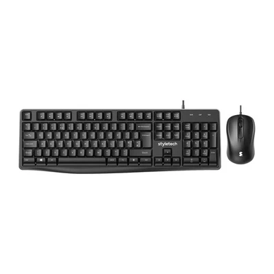 Styletech MK100 Wired Keyboard and Mouse Bundle - Image 1 of 4
