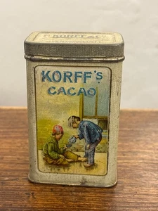 Scatola in latta Cacao KORFF’S-Amsterdam primi anni del’900 - Foto 1 di 5