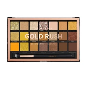 Profusion Cosmetics 21 Shade Eyeshadow Palette - Gold Rush - Picture 1 of 2