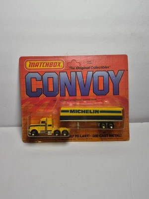 Vintage Matchbox 1983 Convoy Michelin CY5 Peterbilt Conventional Truck - Image 1 of 4