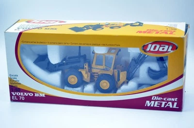Retroexcavadora Joal Volvo BM EL70 1/50 diecast vehículo de construcción nueva en caja Foto 1 de 3