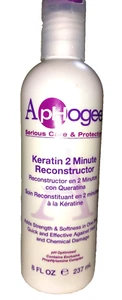 Aphogee Keratin 2 Minute Reconstructor Adds Strength & Softness 8 fl oz - Picture 1 of 3