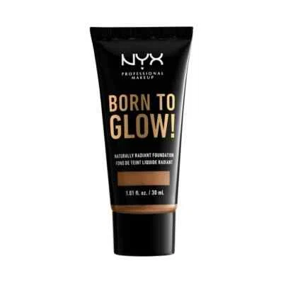 Base de maquillaje profesional NYX Born To Glow naturalmente radiante - caoba Foto 1 de 2