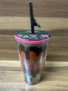Starbucks Halloween 2023 🎃 Vaso frÃo goteo resplandor en la oscuridad nuevo con etiquetas - Imagen 1 de 4