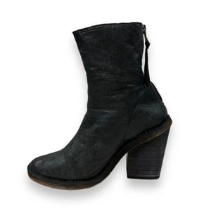 Free People Marquis Suede Block Heel Boots Womens 37 (US 6.5) - Picture 1 of 8