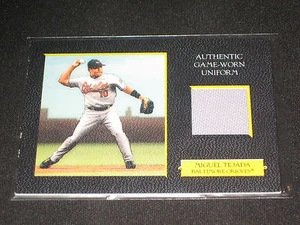 MIGUEL TEJADA ORIOLES LEGEND GAME USED AUTHENTIC CERTIFIED JERSEY CARD RARE /50 - Picture 1 of 2