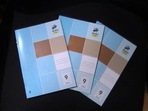 3 Schulhefte DIN A5, Staufen, liniert mit Rand, Lineatur 9, blau - Bild 1 von 2