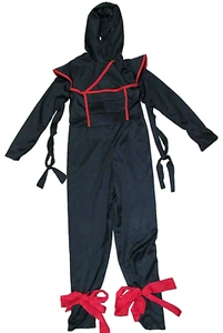 Halloween Costume Ninja Martial Arts Samurai Warrior Childs Fits Kids Sz 4 5  6 - Picture 1 of 3