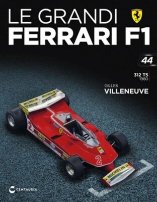 NEW 1:24 F1 FERRARI 312 T5 - Gilles Villeneuve 1980 IXO +BOX +Magazine - Immagine 1 di 3