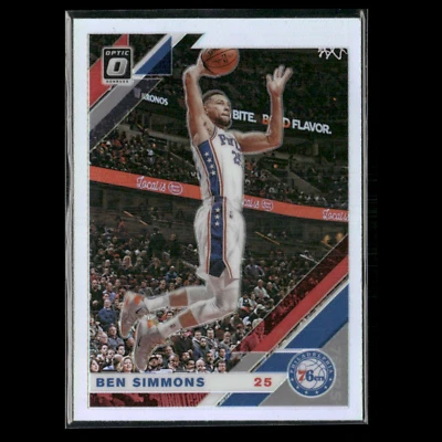 Ben Simmons #55 2019-20 Optic Silver Prizm Philadelphia 76ers  - Image 1 of 3