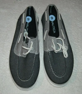 Nautica, Galley, Gray, Shoes, Casual, Canvas Men's Size 9 - Picture 1 of 8