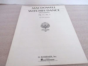 MacDowell ~ HEXENTANZ ~ Opus 17 #2 für das Klavier BNOTEN ~ Schirmer - Bild 1 von 2