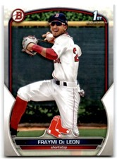 2023 Bowman. Fraymi De Leon Baseball Cards #BP-97