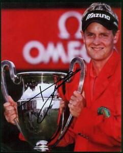 Original 8x10 Autograph of PGA Golfer Luke Donald, Has won 5 PGA Tour Events