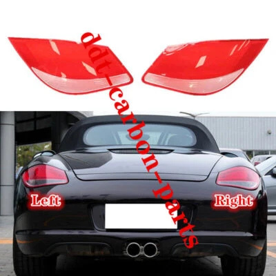 2Pcs For 2009-12 Porsche 987.2 Cayman/Boxster LH&RH Tail light Lens Cover New - Imagem 1 de 4
