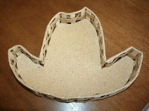 Bandeja para servir mimbre ARBY'S vaquero occidental de Vine Tique bambú - Imagen 1 de 10
