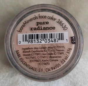 bareMinerals All Over Face Color PURE RADIANCE 38630 .85 g 0.03 oz New sealed - Picture 1 of 8