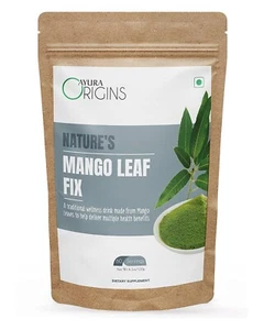 Mango Leaf Fix Powder Ayurvedic Drink 120 gm Free Ship - Picture 1 of 6
