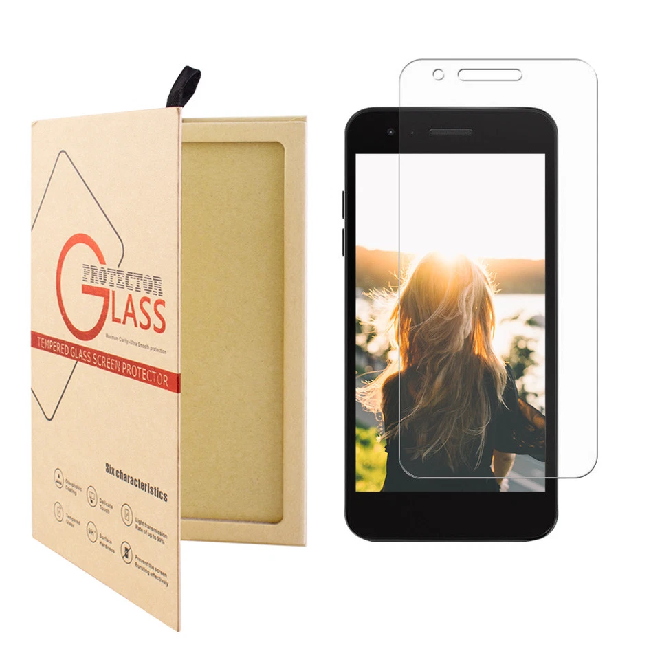 2 x Protector de pantalla de vidrio templado premium para LG K30/K10 2018/K10+/K10a Foto 1 de 4