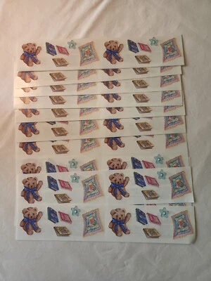 VTG NOS Creative Memories Stickers Scrap Book Lot 10Sheets 40 Sections Baby Book - Image 1 of 3