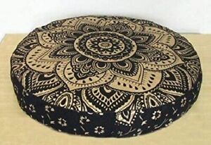 Indian Round Large Floor Cushion Pillow Pouf Cover Room Decorative Star New 35"