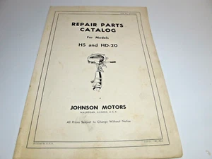 Reproduction HS-20 HD-20 Repair Parts Catalog REPRINT.. - Picture 1 of 5