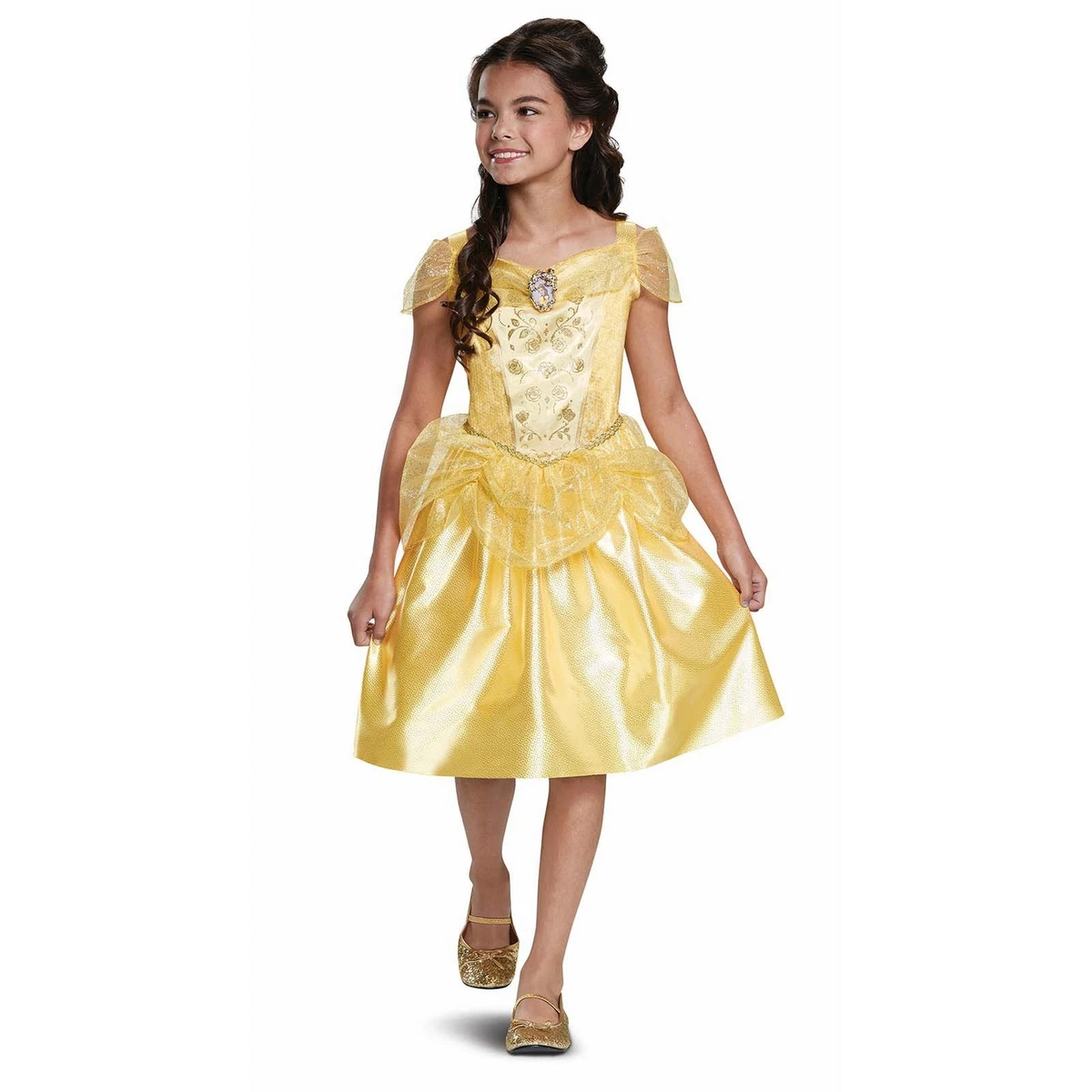 Prinzessinnen-Kostüm Für Mädchen – Süßes Karneval-Outfit Mit Zubehör, Weicher Polyester, Für Halloween & Geburtstag