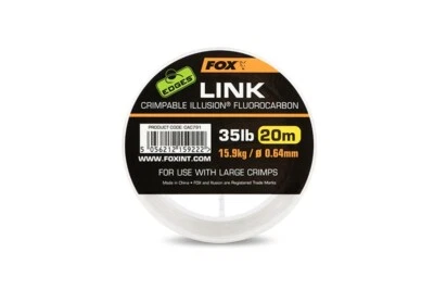 Fox Edges Link Crimpable Illusion Hooklength - 35lb - Image 1 of 4